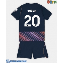 Fotballdrakt Barn Tottenham Hotspur Mohammed Kudus #20 Bortedraktsett 2026-27 Kortermet (+ Korte bukser)